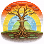 Psychological tree of emotions thoughts and behaviors