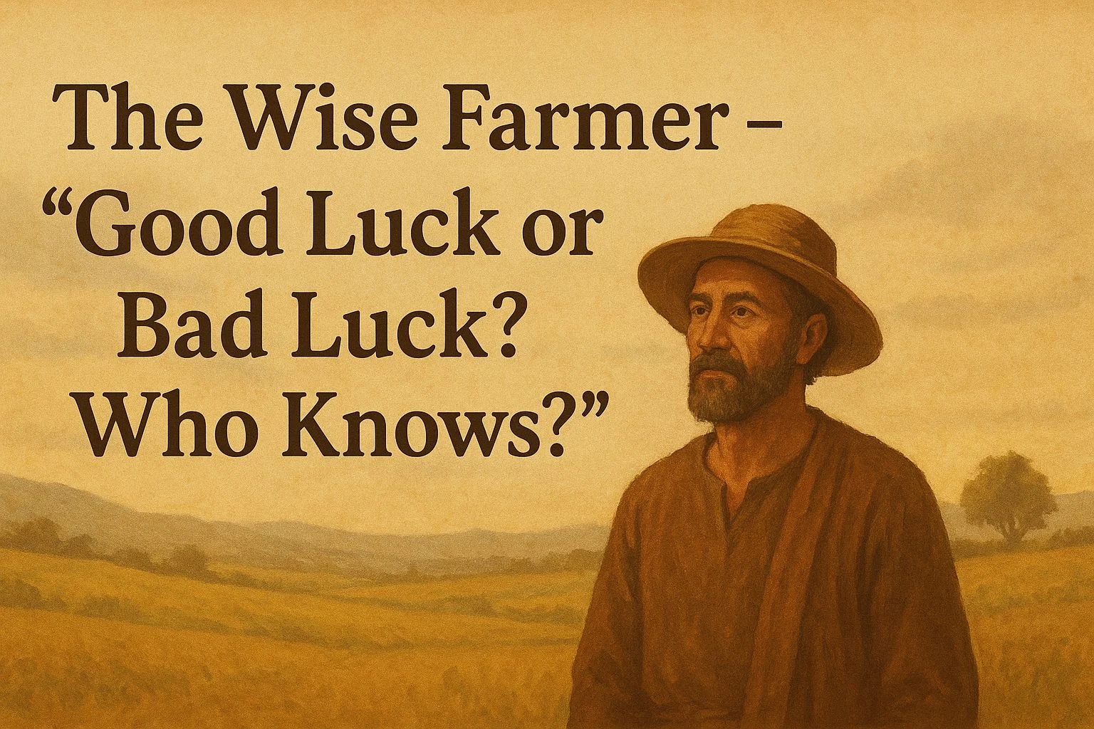 The Wise Farmer – Good Luck or Bad Luck Who Knows